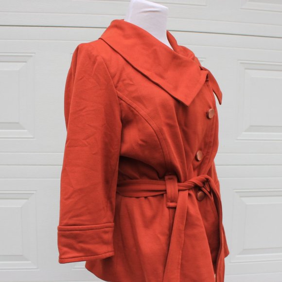 Valerie Bertinelli Fall Cross Over Jacket with tie belt - Picture 8 of 15